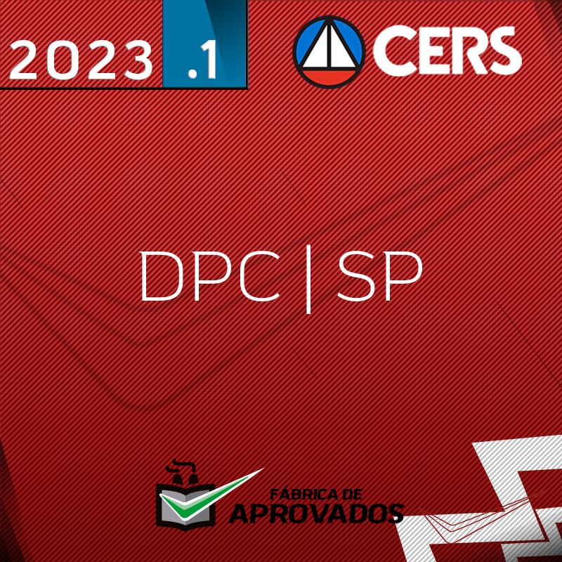 DPC | SP - Delegado Civil do Estado de São Paulo - 2023 - CERS