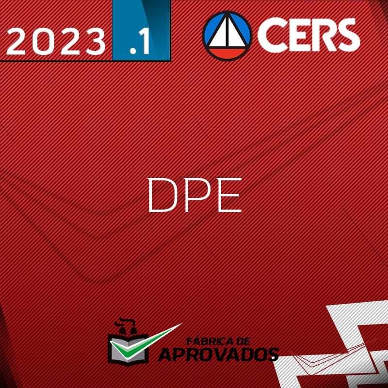 DPE | Defensor Público da Defensoria Pública Estadual - 2023 - CERS