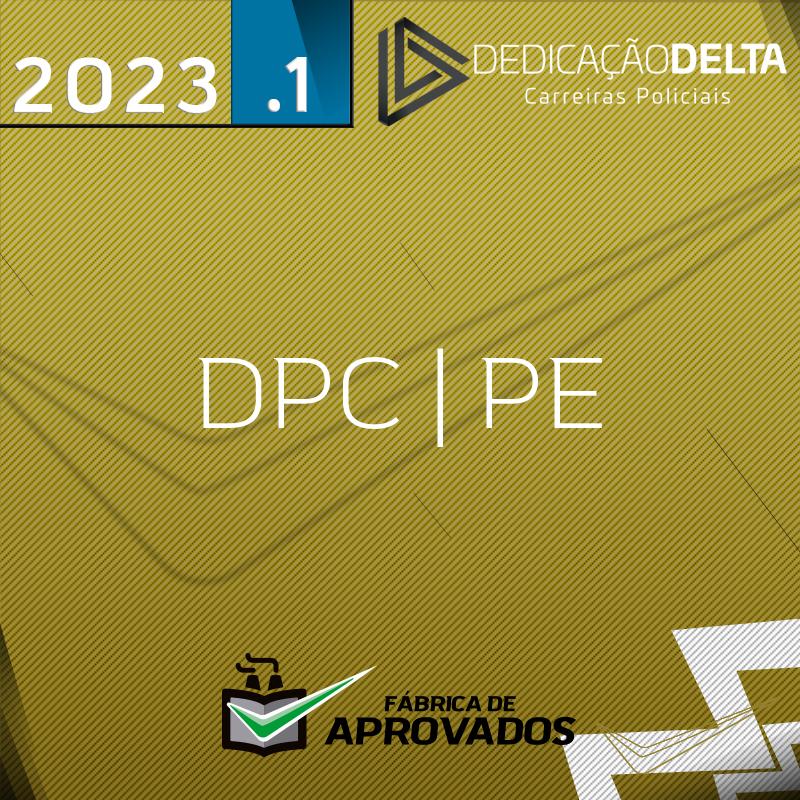 DPC | PE - Delegado da Polícia Civil do Pernambuco - 2023 - Dedicação Delta Delta
