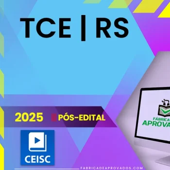 TCE | RS - Pós Edital - Oficial de Controle Externo - Oficial Instrutivo do Tribunal de Contas do Estado do Rio Grande do Sul [2025] CSC