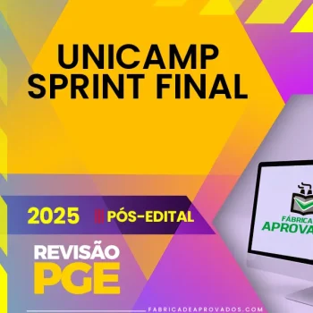 Unicamp | Sprint Final - Procurador da Universidade de Campinas [2025.2] Revisão Jurídico