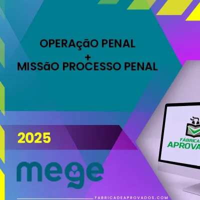 Operação Penal + Missão Processo Penal [2025.2] Mege