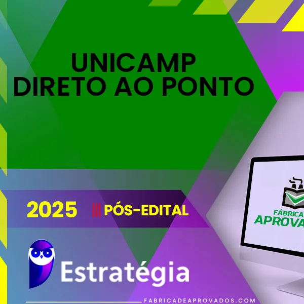 UNICAMP | Pós Edital - Direto ao Ponto - Procurador da Universidade de Campinas [2025.2] ES