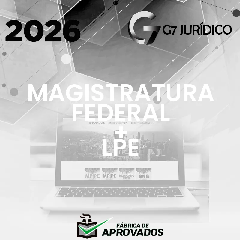 Magistratura Federal e Legislação Penal Especial | Juiz Federal do Tribunal Regional Federal [2026] G7