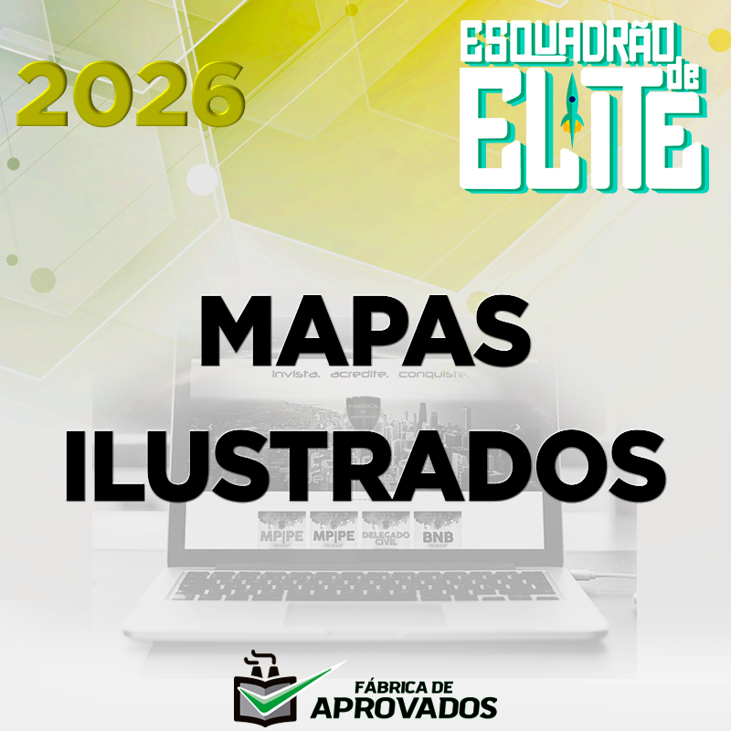 Mapas Ilustrados | Combo [2026] O Esquadrão de Elite