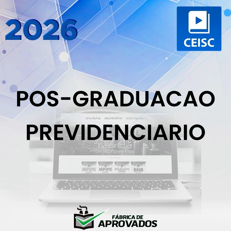 Pós-graduação em Direito Previdenciário [2026] CSC