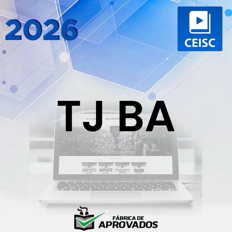 TJ | BA Club - Técnico Judiciário Técnico Judiciário - Escrevente de Cartório do Tribunal de Justiça da Bahia [2026.2] CEISC