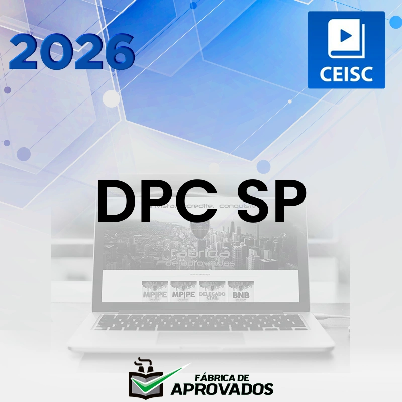DPC | SP - Extensivo | Delegado da Polícia Civil do Estado de São Paulo [2026.2] CEISC