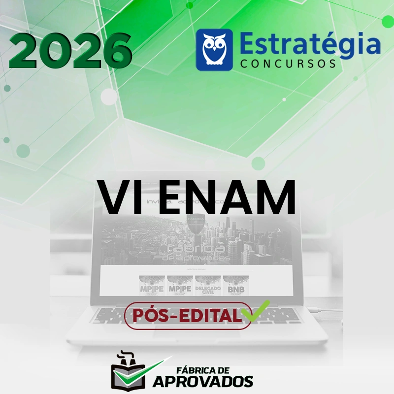 ENAM | Direto ao Ponto - Pós Edital [2026.2] Estrategia