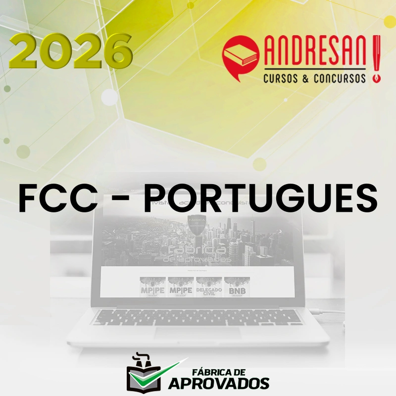 FCC - Português - Resolução de Questões [2026.2] Andresan