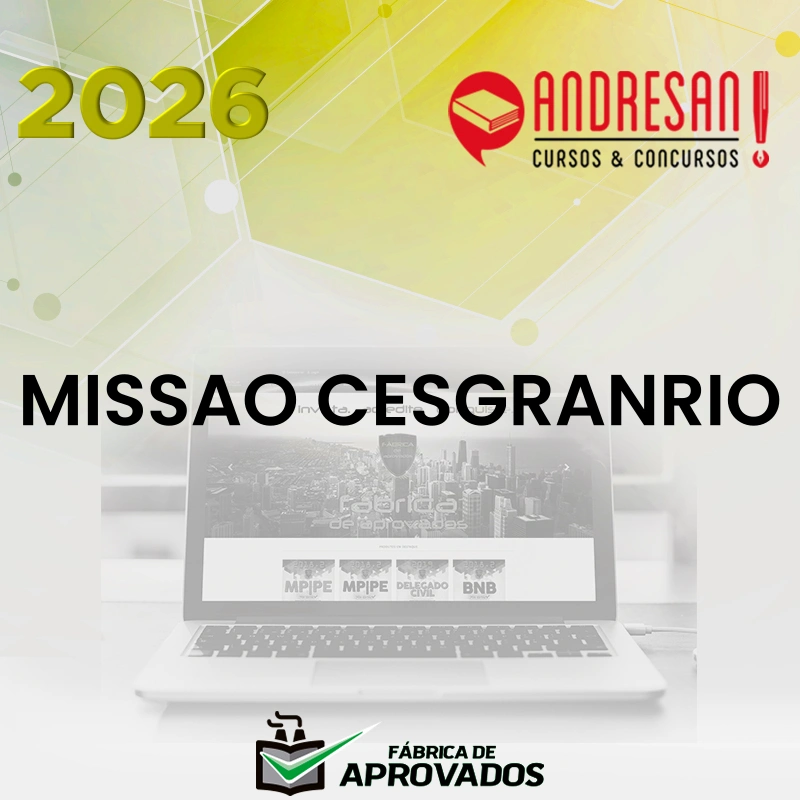 Missão CESGRANRIO [2026.2] Andresan