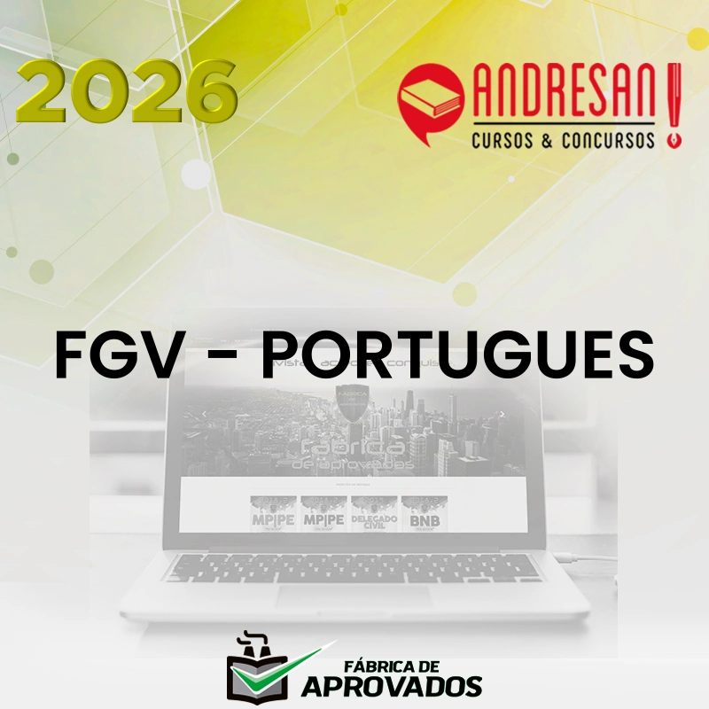 FGV - Português - Resolução de Questões [2026.2] Andresan