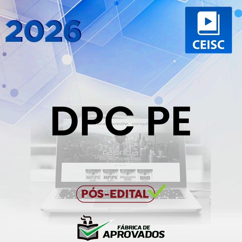 DPC | PE - Pós-edital | Delegado de Polícia Civil de Pernambuco [2026.2] CSC