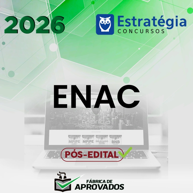 ENAC | Direto ao Ponto para o Exame Nacional de Cartórios [2026.2] Estrategia