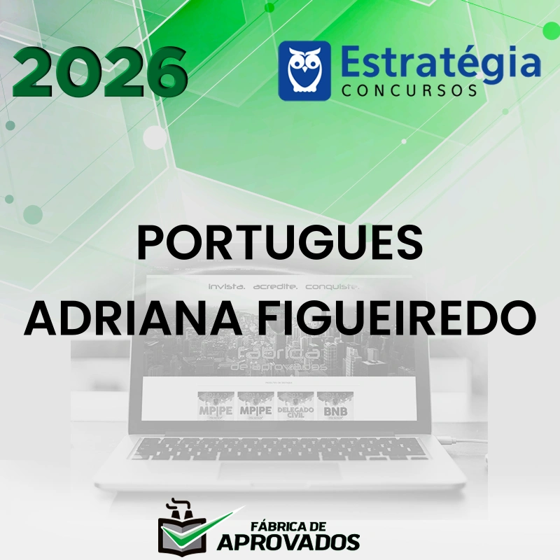 Português - Adriana Figueiredo [2026.2] Estrategia